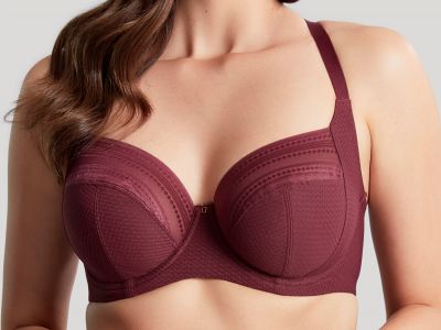 Panache Serene Full Cup Bra Dark Cherry Underwired non-padded full cup bra 70-90, D-K 10305-DAY