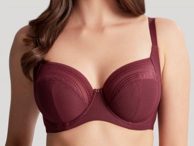 Panache Serene Full Cup Bra Dark Cherry Underwired non-padded full cup bra 70-90, D-K 10305-DAY