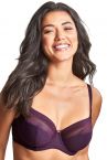 Panache Serene Full Cup Bra Aubergine-thumb Underwired non-padded full cup bra. 65-90, D-K 10305-AUB