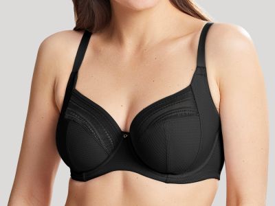 Panache Serene Full Cup Bra Noir Underwired non-padded full cup bra 65-90, D-O 10305-NOR