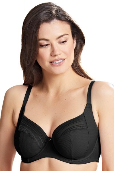 Panache Serene Full Cup Bra Noir Underwired non-padded full cup bra 65-90, D-K 10305-NOR