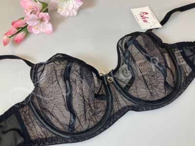Ava Lingerie Serseia Soft Bra Black Underwired, soft cup bra 65-100, D-L AV-1996-BLK
