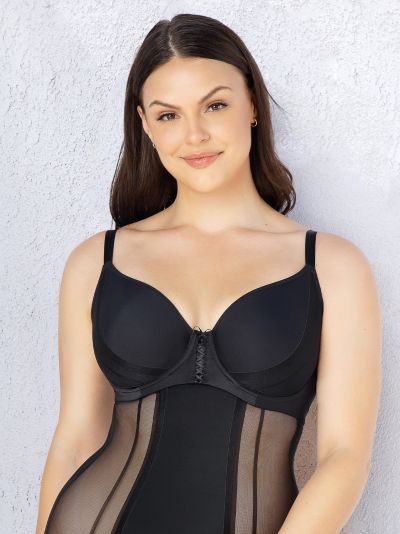 Parfait Lingerie Shea UW Spacer Bra Black Underwired seam-free t-shirt bra. 65-95, D-H P6061-BLK