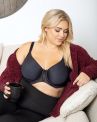 Parfait Lingerie Shea UW Spacer Bra Black-thumb Underwired seam-free t-shirt bra. 65-95, D-H P6061-BLK