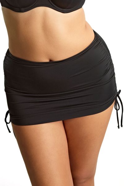 Panache Swimwear Signature Skirted Bikini Pant - Black  34-46 SW1308A-BLK