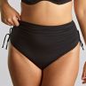 Panache Swimwear Signature Midi Gather Brief Black-thumb  34-46 SW2049-BLK