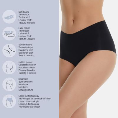 Cette Sleeky Invisible HW Brief - Black  S/36-38 - 4XL/58-60 U500-902/Black