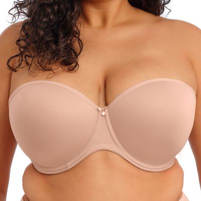 Elomi Smooth UW Strapless Multiway Bra - Sahara Underwired, moulded strapless bra with multiway straps. 70-100, E-M EL4300-SAH