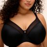 Elomi Smooth UW Non-Padded Moulded Bra - Black-thumb Underwired, non-padded, moulded t-shirt bra. 70-110, E-M EL4301-BLK