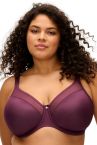 Elomi Smooth UW Non-Padded Moulded Bra - Fig-thumb Underwired, non-padded, moulded t-shirt bra. 70-110, E-M EL4301-FIG