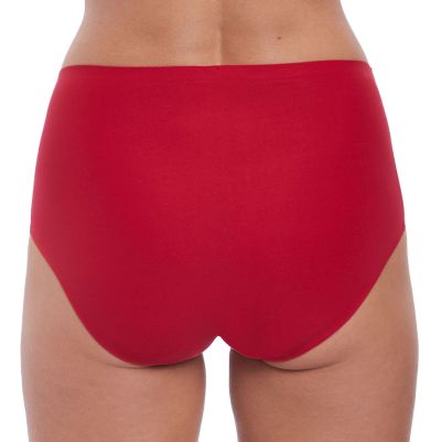 Fantasie Smoothease Stretch Full Brief Red Full brief with higher waist. XS-XL FL2328-RED