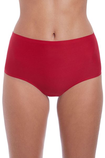 Fantasie Smoothease Stretch Full Brief Red Full brief with higher waist. XS-XL FL2328-RED