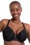 Curvy Kate Smoothie UW Spacer T-shirt Bra Black-thumb Underwired, seamfree t-shirt bra with racerback option. 65-105, E-M CK-072-104-BLK