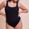 Curvy Kate Smoothie NW Stretch Body - Black-thumb Non-wired, dual sized body with thong back. 65-90 E/F - O/P CK111704-BLK