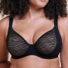 Curvy Kate Smoothie Lace UW Moulded Balcony Bra - Black-thumb Underwired, moulded stretch lace bra with seamfree wings. 65-105, E-M CK-106103-BLK