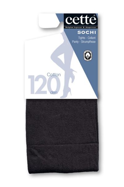 Cette Sochi Pantyhose Black 120 den  S-3XL 749-10/12-902