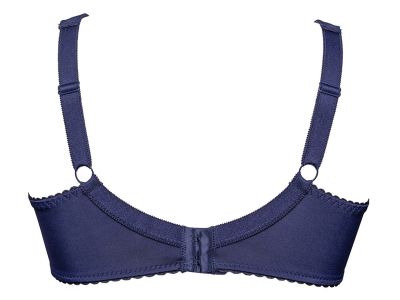 Plaisir Sofia Full Cup Bra Dark Blue Underwired, non padded, stretch lace full cup bra 80-110 D-I 1125-17/DAB