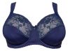 Plaisir Sofia Full Cup Bra Dark Blue-thumb Underwired, non padded, stretch lace full cup bra 80-110 D-I 1125-17/DAB