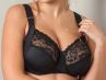 Plaisir Sofia Full Cup Bra Black-thumb Underwired, non padded, stretch lace full cup bra 80-110, D-I 1125-1/BLK