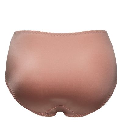 Plaisir Sofia Midi Briefs Ancient Rose Normal high waist brief with lace at front. 42-54 145-ANR