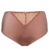 Plaisir Sofia Midi Briefs Ancient Rose-thumb Normal high waist brief with lace at front. 42-54 145-ANR