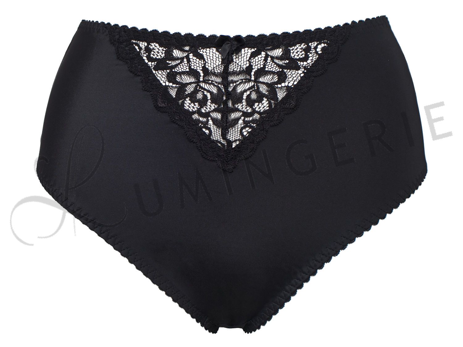 Plaisir Sofia Midi Briefs Black  Lumingerie bras and underwear