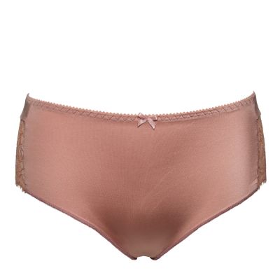 Plaisir Sofia Brazilian Ancient Rose Brazilian brief with wide waist band 42-54 447-11-ANR