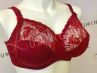 Plaisir Sofia Full Cup Bra Red Rumba-thumb Underwired, non padded, stretch lace full cup bra 80-105 D-H 1130-RMB