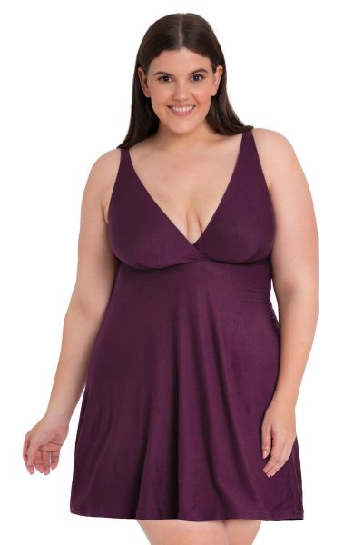 Curvy Kate Softease Chemise Fig Wireless chemise with in-built cup 65-90 E/F - M/N CN-054-320-FIG