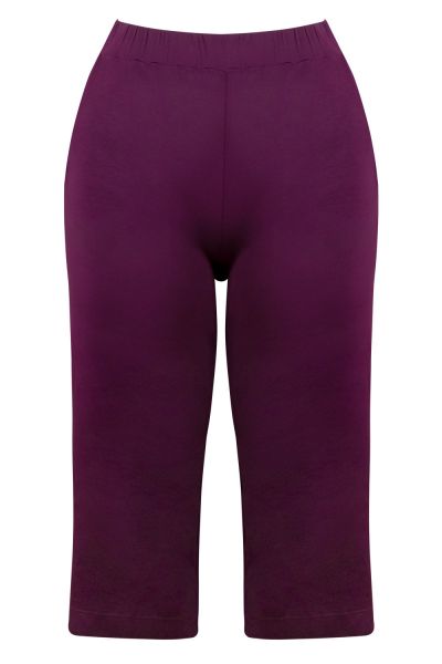 Curvy Kate Softease Cropped Pyjama Pant Fig Wide legged, cropped pyjama and lounge pants. S-XL CN-054-328-FIG