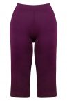 Curvy Kate Softease Cropped Pyjama Pant Fig-thumb Wide legged, cropped pyjama and lounge pants. S-XL CN-054-328-FIG