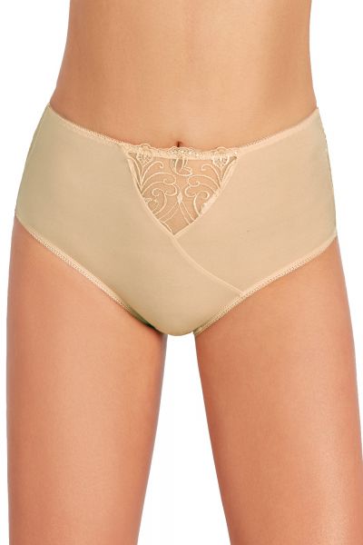 Nessa Sonata High Waist Briefs Beige  S-5XL SON-N02-BEZ