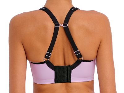 Freya Active Sonic UW Moulded Sports Bra Haze Underwired spacer foam sports bra with convertible straps. 65-90, D-K AC4892-HZE