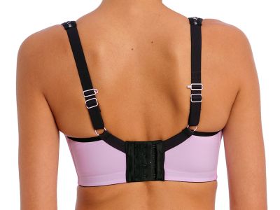 Freya Active Sonic UW Moulded Sports Bra Haze Underwired spacer foam sports bra with convertible straps. 65-90, D-K AC4892-HZE