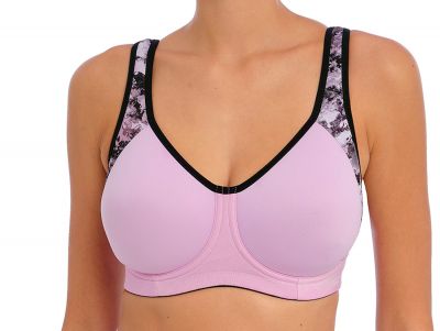 Freya Active Sonic UW Moulded Sports Bra Haze Underwired spacer foam sports bra with convertible straps. 65-90, D-K AC4892-HZE
