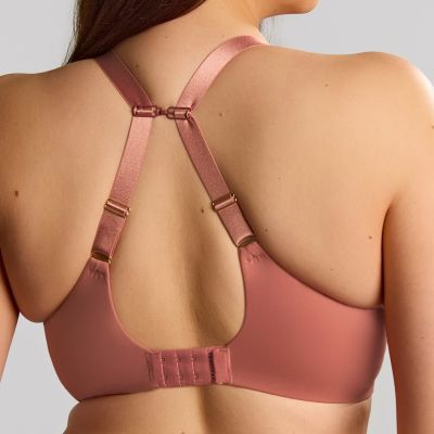 Sculptresse by Panache Sophia UW Stretch Lace Plunge Bra - Sienna Rose Underwired, non-padded stretch lace plunge bra. 75-105, E-M 11196-SIE