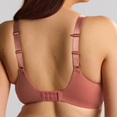 Sculptresse by Panache Sophia UW Stretch Lace Plunge Bra - Sienna Rose Underwired, non-padded stretch lace plunge bra. 75-105, E-M 11196-SIE