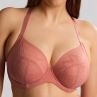 Sculptresse by Panache Sophia UW Stretch Lace Plunge Bra - Sienna Rose-thumb Underwired, non-padded stretch lace plunge bra. 75-105, E-M 11196-SIE