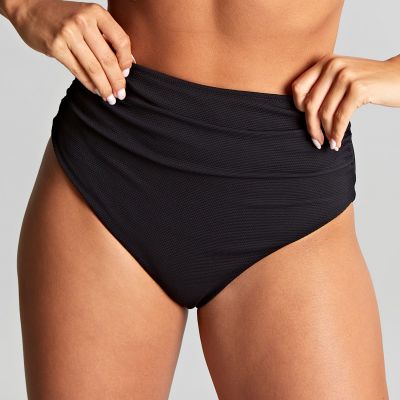Panache Swimwear Spirit High Waist Brazilian Bikini Black  34-46 SW1765A-BLK