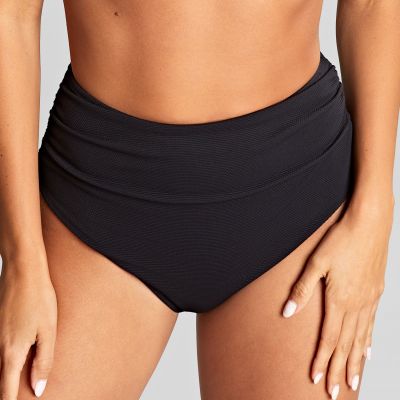 Panache Swimwear Spirit High Waist Brazilian Bikini Black  34-46 SW1765A-BLK
