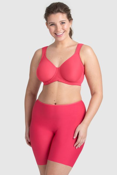 Miss Mary Stay Fresh T-shirt Bra Coral Underwired, moulded t-shirt bra with wide padded straps. 70-105 D-G MM-2034-82