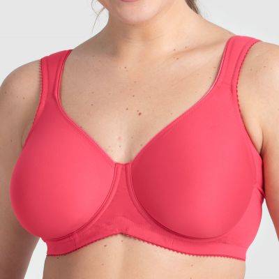 Miss Mary Stay Fresh T-shirt Bra Coral Underwired, moulded t-shirt bra with wide padded straps. 70-105 D-G MM-2034-82