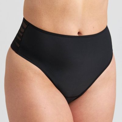 Miss Mary Stay Fresh Air HW Brazilian - Black High waist brazilians. EU 38-54 MM-4095-06/BLK