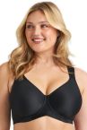 Miss Mary Stay Fresh Essentials T-shirt Bra Black-thumb Underwired, moulded t-shirt bra with wide padded straps. 70-105 D-G MM-2064-06