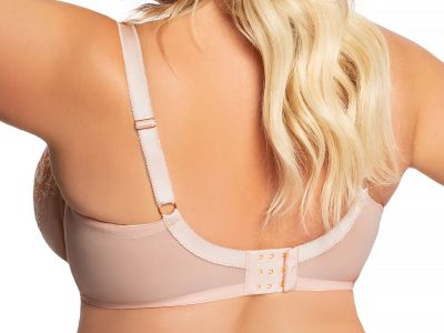 Gorsenia Stella Soft Bra Pale Pink & Rose Gold Underwired, non-padded bra 65-100, D-M K720