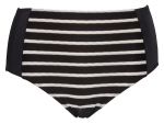 Stripes Maxi Bikini Brief Monochrome