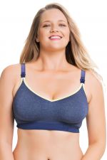 Sugar Candy Crush Seamless Soft Nursing Bra Denim