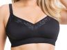 Cake Maternity  Sugar Candy Lux Seamless Nursing Bra Black-thumb Wirefree, seamless nursing bra XS-XXL (60-90, F-K) 27-8006-06