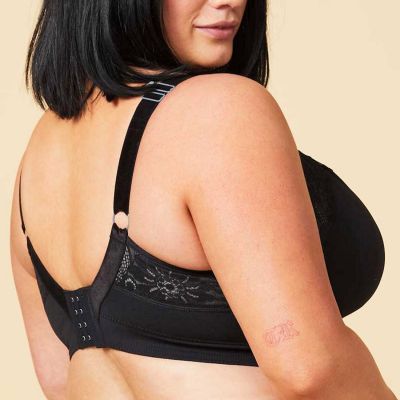 Cake Maternity  Sugar Candy Lux Seamless Nursing Bra Black Wirefree, seamless nursing bra XS-XXL (60-90, F-K) 27-8006-06