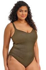 Sunset Shimmer Non-Wired Adj. Side Swimsuit - Gold Rush